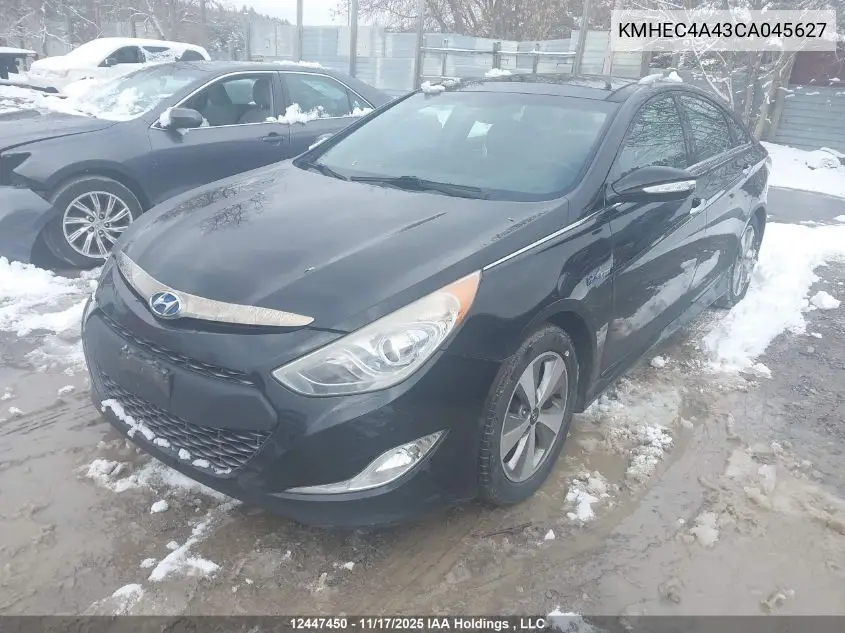 KMHEC4A43CA045627 2012 Hyundai Sonata Hybrid Premium