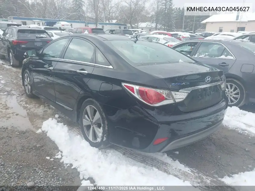 KMHEC4A43CA045627 2012 Hyundai Sonata Hybrid Premium