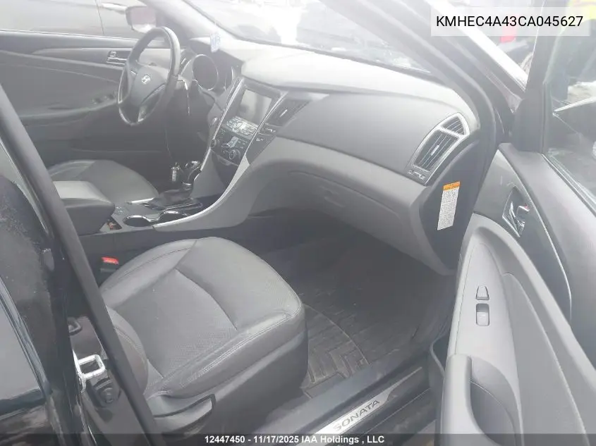 KMHEC4A43CA045627 2012 Hyundai Sonata Hybrid Premium
