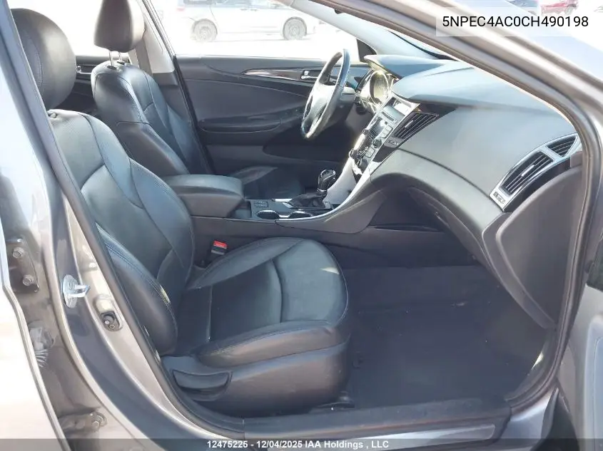 5NPEC4AC0CH490198 2012 Hyundai Sonata Limited