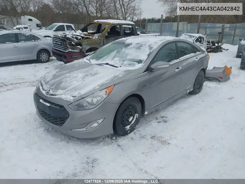 KMHEC4A43CA042842 2012 Hyundai Sonata Hybrid Hybrid