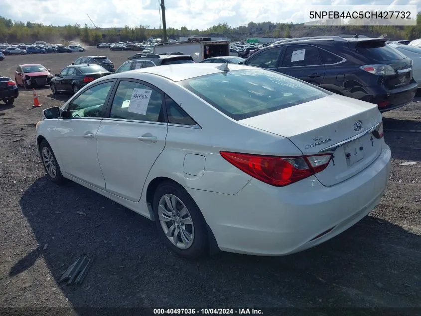 5NPEB4AC5CH427732 2012 Hyundai Sonata Gls