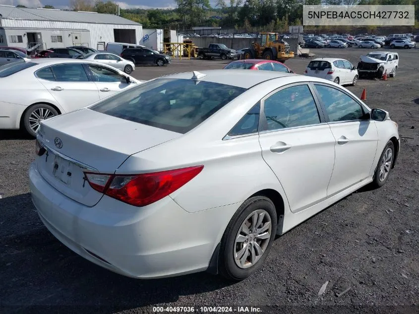 5NPEB4AC5CH427732 2012 Hyundai Sonata Gls