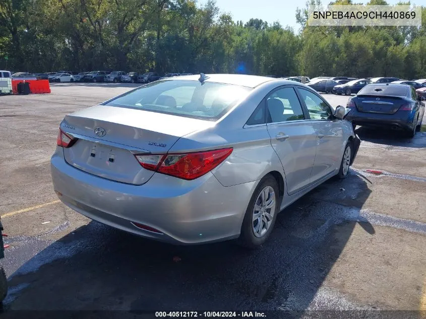 5NPEB4AC9CH440869 2012 Hyundai Sonata Gls