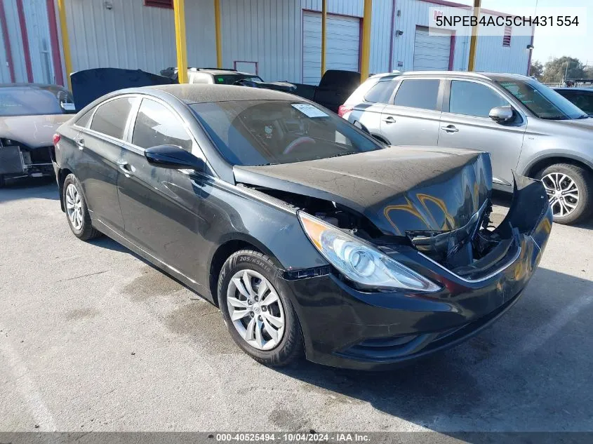 5NPEB4AC5CH431554 2012 Hyundai Sonata Gls