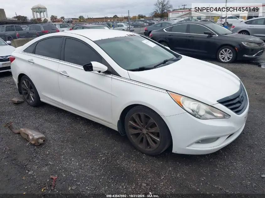 5NPEC4AC5CH454149 2012 Hyundai Sonata Se