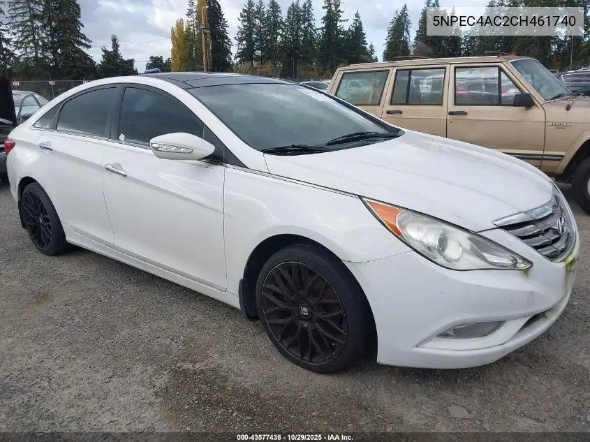 5NPEC4AC2CH461740 2012 Hyundai Sonata Limited