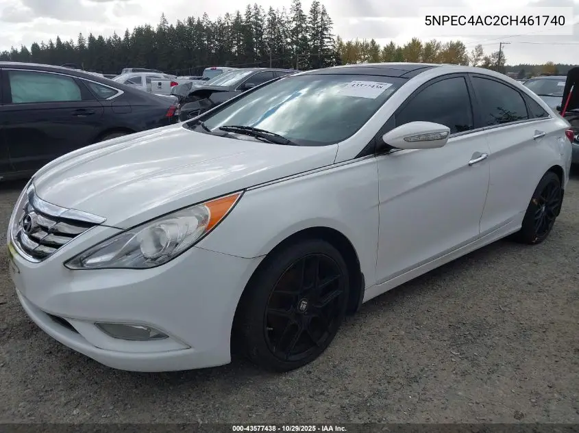5NPEC4AC2CH461740 2012 Hyundai Sonata Limited