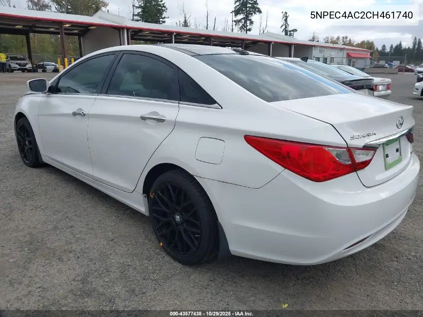 5NPEC4AC2CH461740 2012 Hyundai Sonata Limited