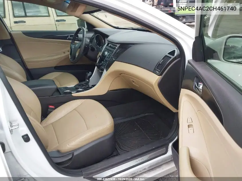 5NPEC4AC2CH461740 2012 Hyundai Sonata Limited