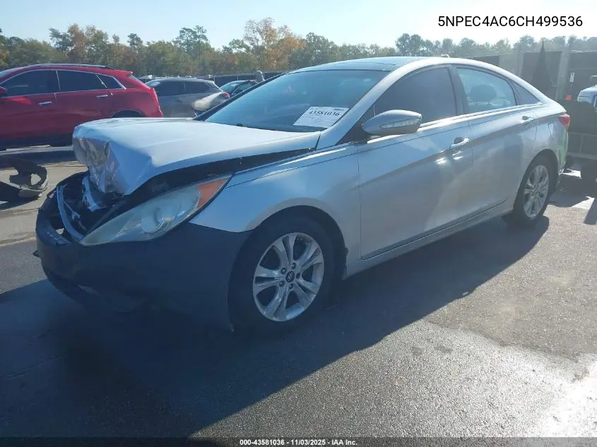 5NPEC4AC6CH499536 2012 Hyundai Sonata Limited