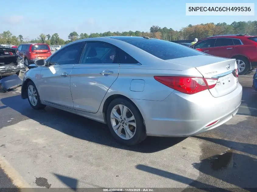 5NPEC4AC6CH499536 2012 Hyundai Sonata Limited
