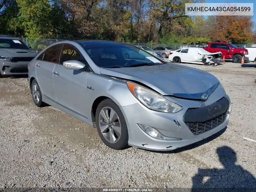KMHEC4A43CA054599 2012 Hyundai Sonata Hybrid