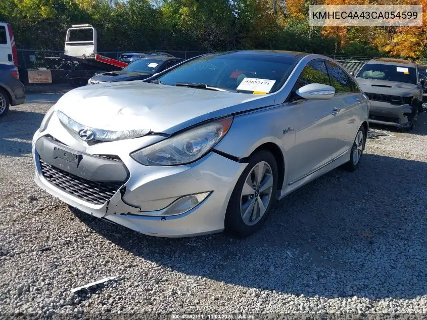 KMHEC4A43CA054599 2012 Hyundai Sonata Hybrid