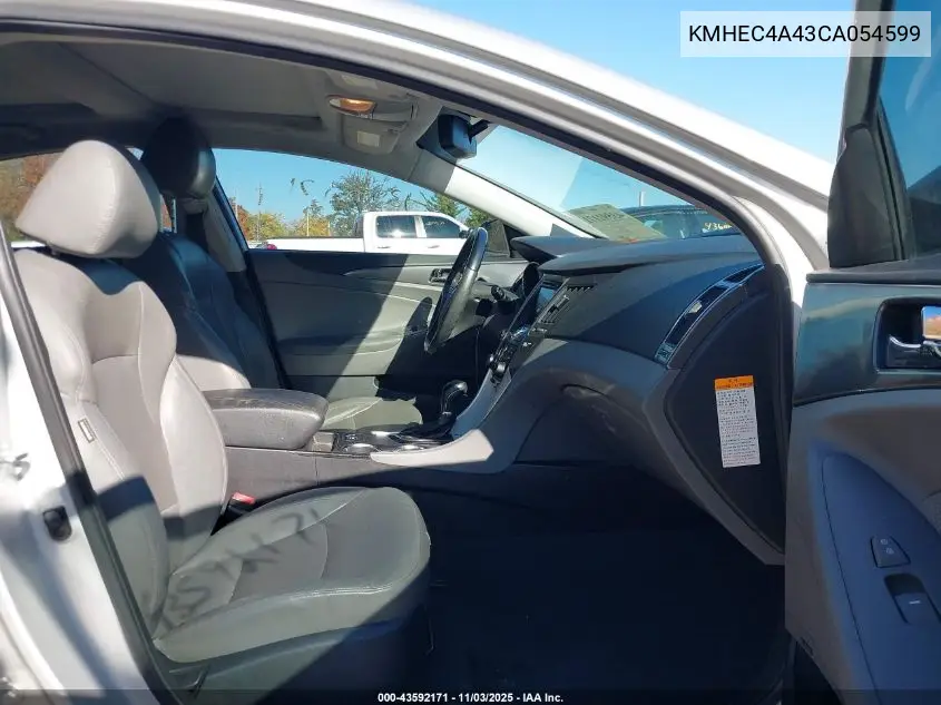 KMHEC4A43CA054599 2012 Hyundai Sonata Hybrid