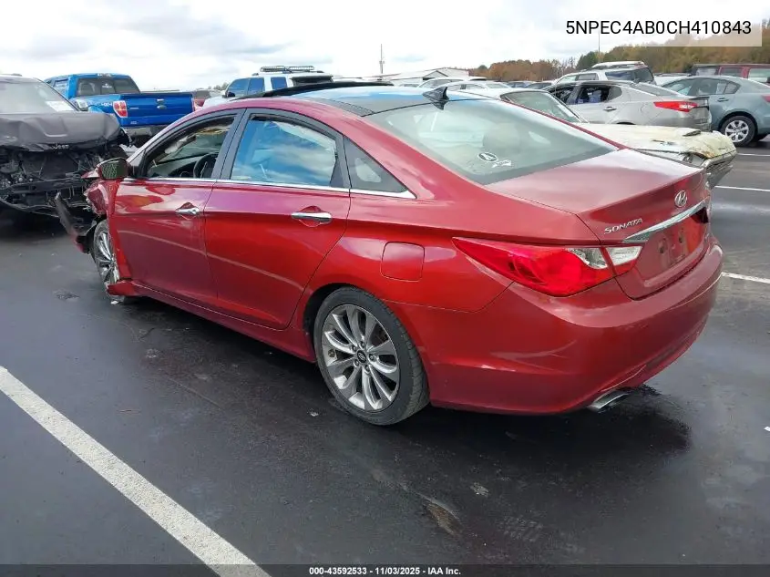 5NPEC4AB0CH410843 2012 Hyundai Sonata Limited 2.0T