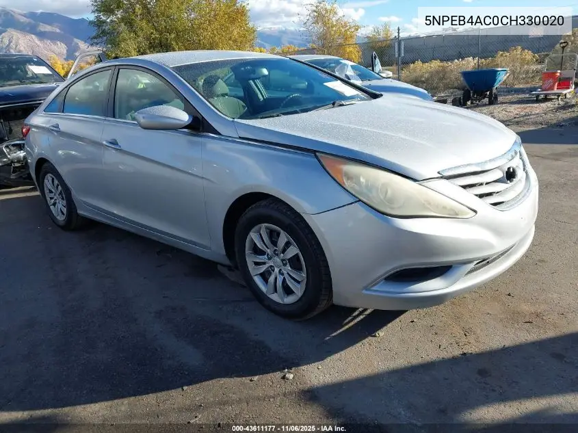 5NPEB4AC0CH330020 2012 Hyundai Sonata Gls