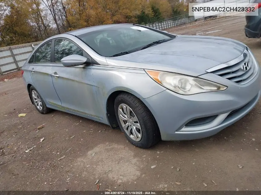 5NPEB4AC2CH423332 2012 Hyundai Sonata Gls