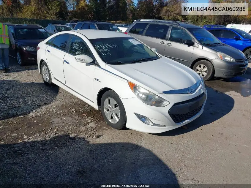 KMHEC4A45CA060288 2012 Hyundai Sonata Hybrid