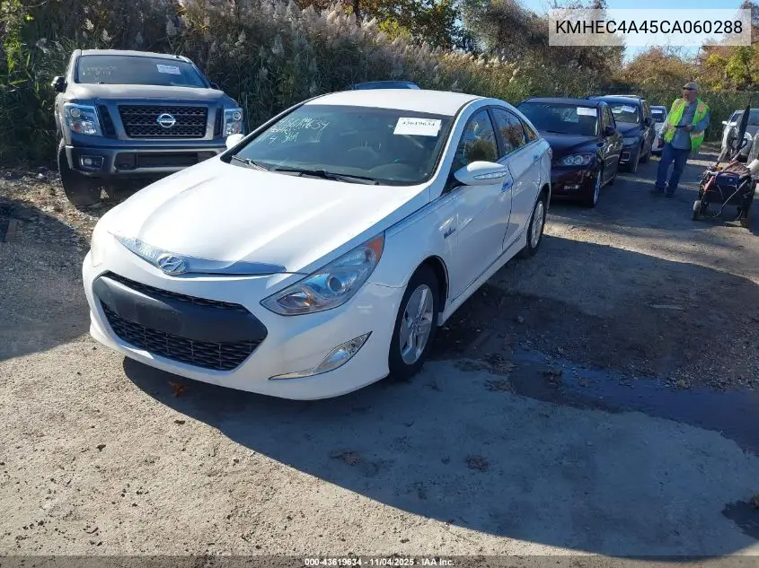 KMHEC4A45CA060288 2012 Hyundai Sonata Hybrid