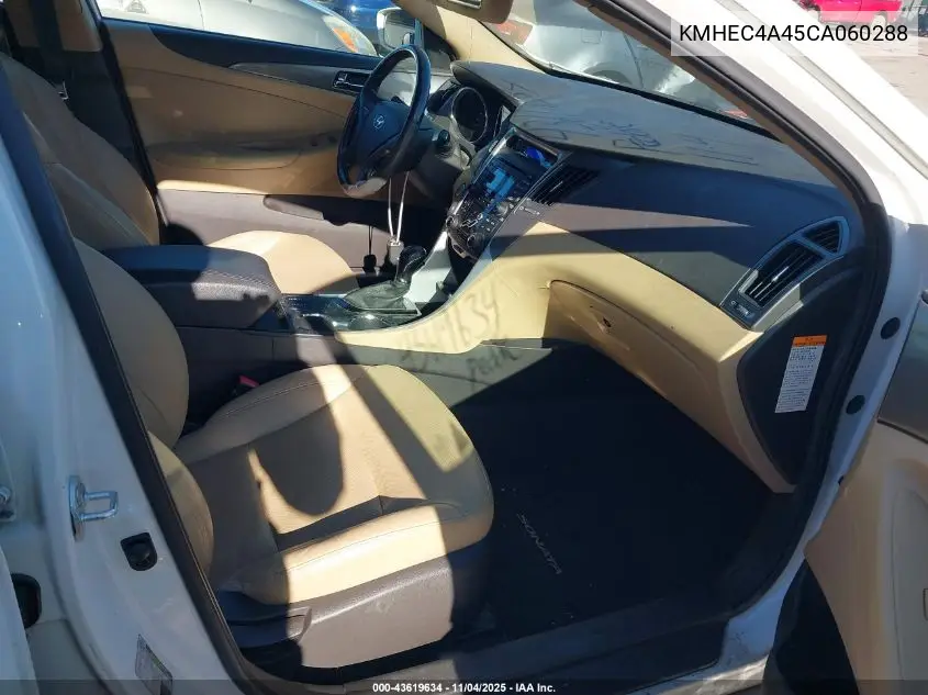 KMHEC4A45CA060288 2012 Hyundai Sonata Hybrid