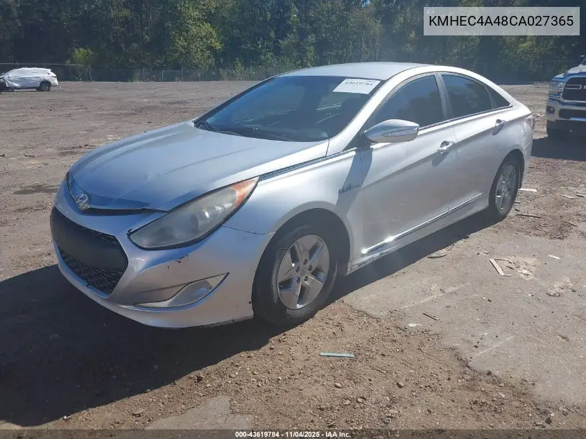 KMHEC4A48CA027365 2012 Hyundai Sonata Hybrid