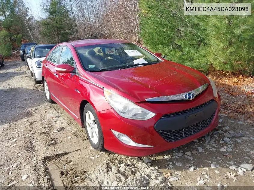 KMHEC4A45CA028098 2012 Hyundai Sonata Hybrid