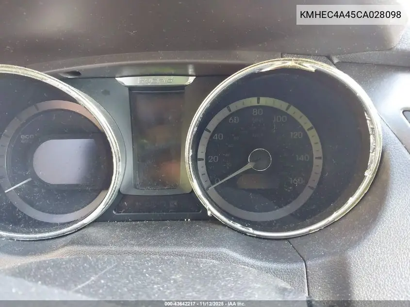 KMHEC4A45CA028098 2012 Hyundai Sonata Hybrid