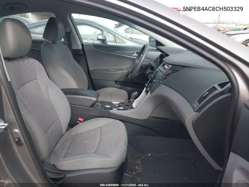5NPEB4AC8CH503329 2012 Hyundai Sonata Gls