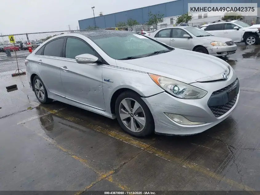 KMHEC4A49CA042375 2012 Hyundai Sonata Hybrid