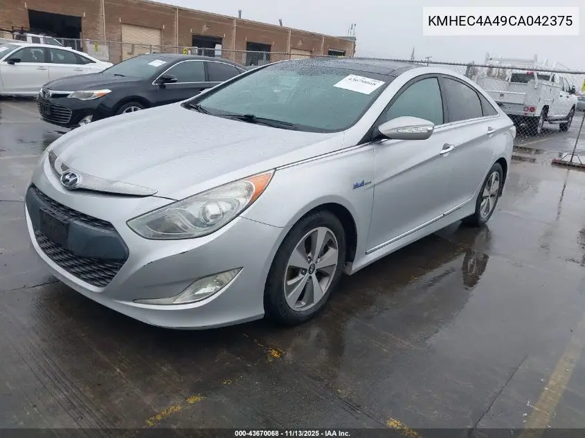 KMHEC4A49CA042375 2012 Hyundai Sonata Hybrid