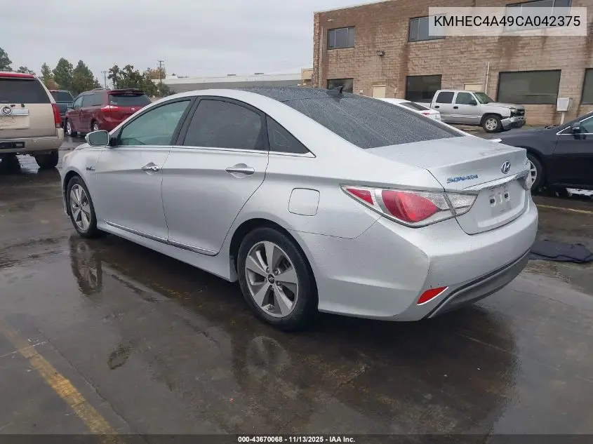 KMHEC4A49CA042375 2012 Hyundai Sonata Hybrid