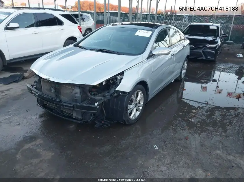 5NPEC4AC7CH415188 2012 Hyundai Sonata Limited