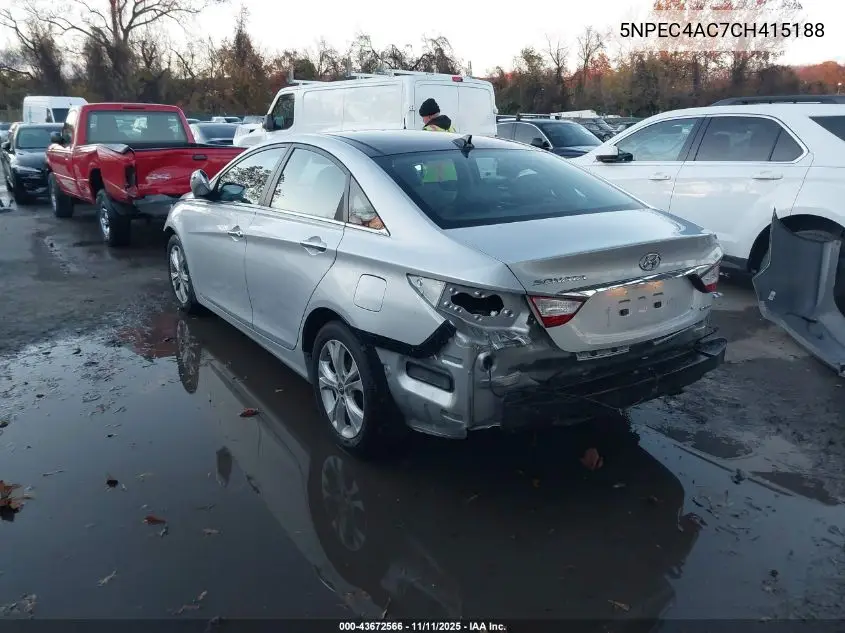 5NPEC4AC7CH415188 2012 Hyundai Sonata Limited