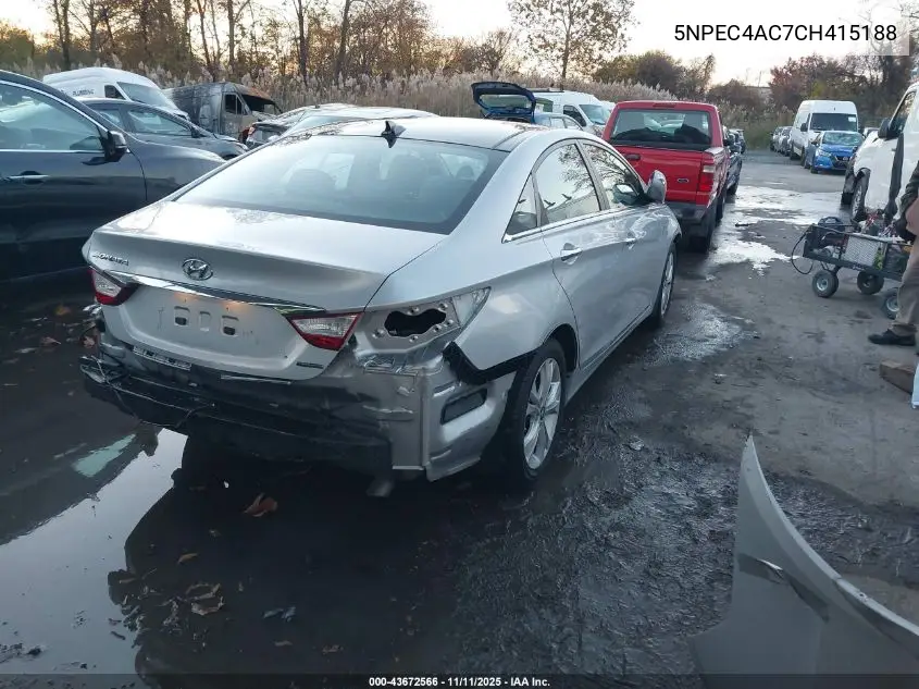 5NPEC4AC7CH415188 2012 Hyundai Sonata Limited