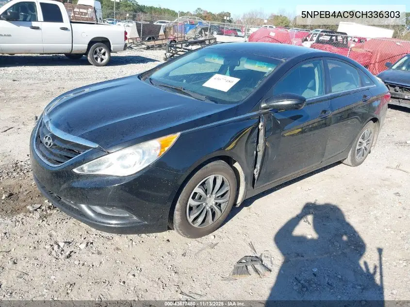 5NPEB4AC9CH336303 2012 Hyundai Sonata Gls