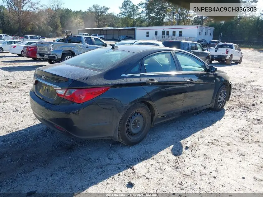 5NPEB4AC9CH336303 2012 Hyundai Sonata Gls