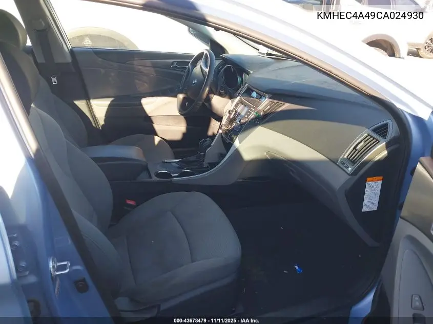 KMHEC4A49CA024930 2012 Hyundai Sonata Hybrid
