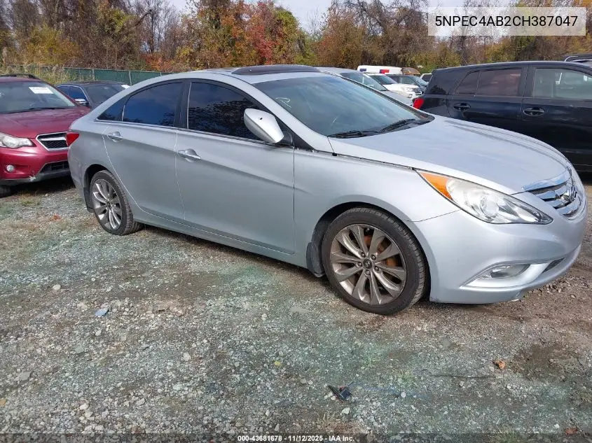 5NPEC4AB2CH387047 2012 Hyundai Sonata Se 2.0T