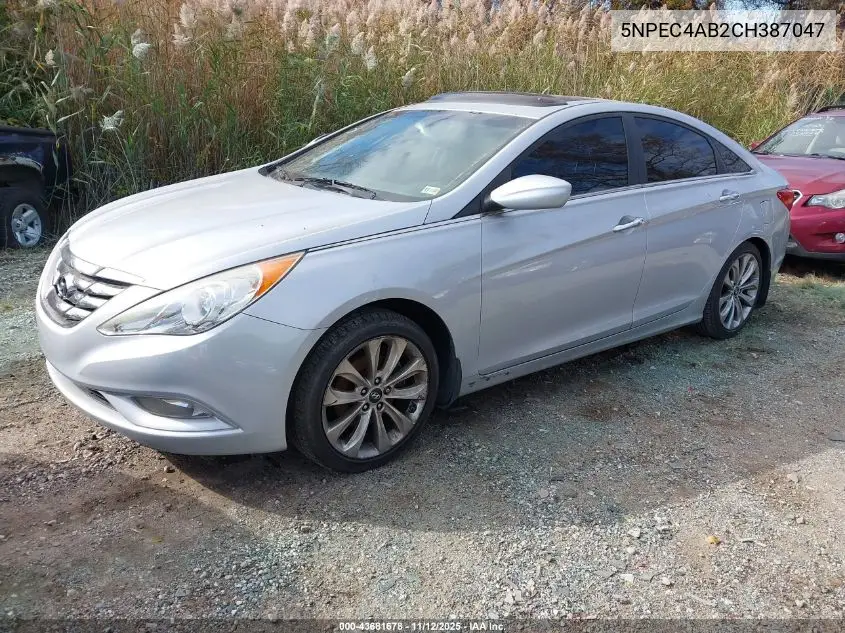 5NPEC4AB2CH387047 2012 Hyundai Sonata Se 2.0T