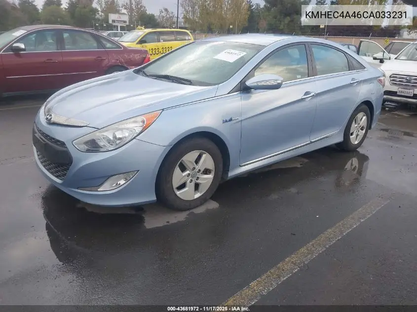 KMHEC4A46CA033231 2012 Hyundai Sonata Hybrid