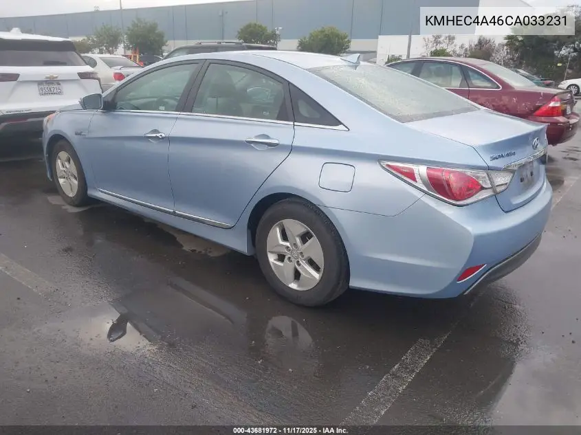 KMHEC4A46CA033231 2012 Hyundai Sonata Hybrid
