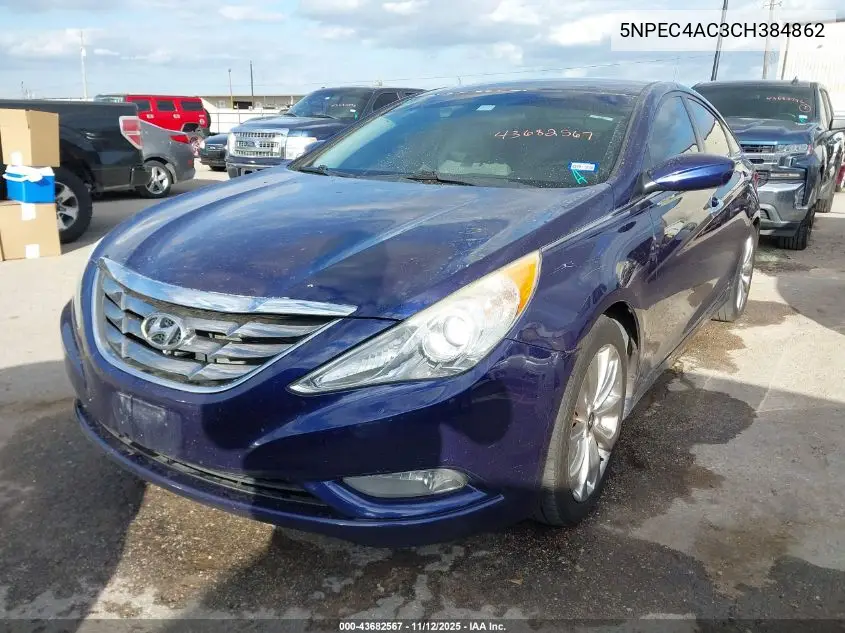 5NPEC4AC3CH384862 2012 Hyundai Sonata Se