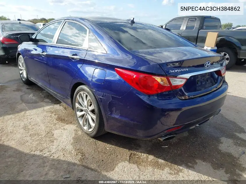 5NPEC4AC3CH384862 2012 Hyundai Sonata Se