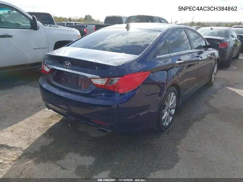 5NPEC4AC3CH384862 2012 Hyundai Sonata Se