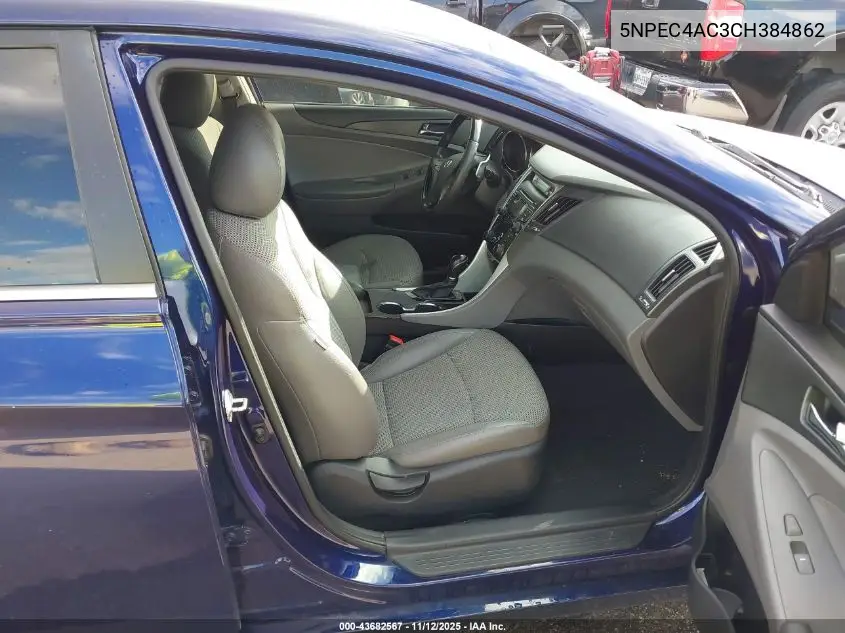 5NPEC4AC3CH384862 2012 Hyundai Sonata Se