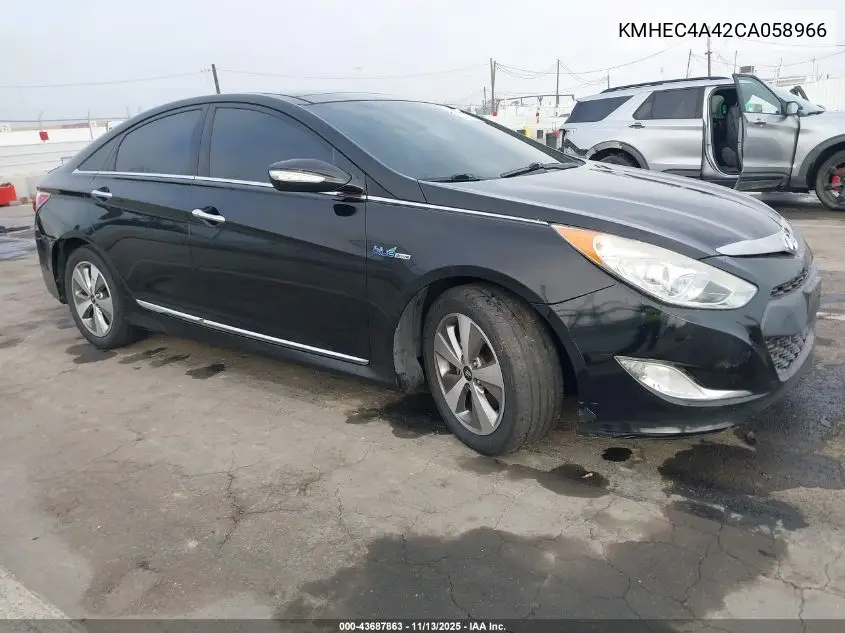 KMHEC4A42CA058966 2012 Hyundai Sonata Hybrid