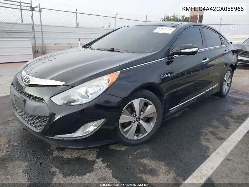 KMHEC4A42CA058966 2012 Hyundai Sonata Hybrid