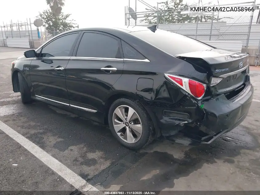 KMHEC4A42CA058966 2012 Hyundai Sonata Hybrid
