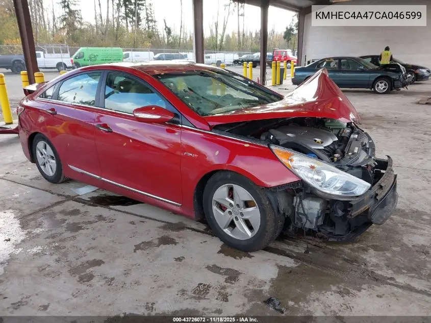 KMHEC4A47CA046599 2012 Hyundai Sonata Hybrid
